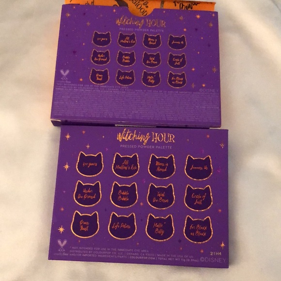 Colourpop x Hocus Pocus Witching Hour 12 Pan Eyeshadow Palette 11g NIB - Picture 10 of 16